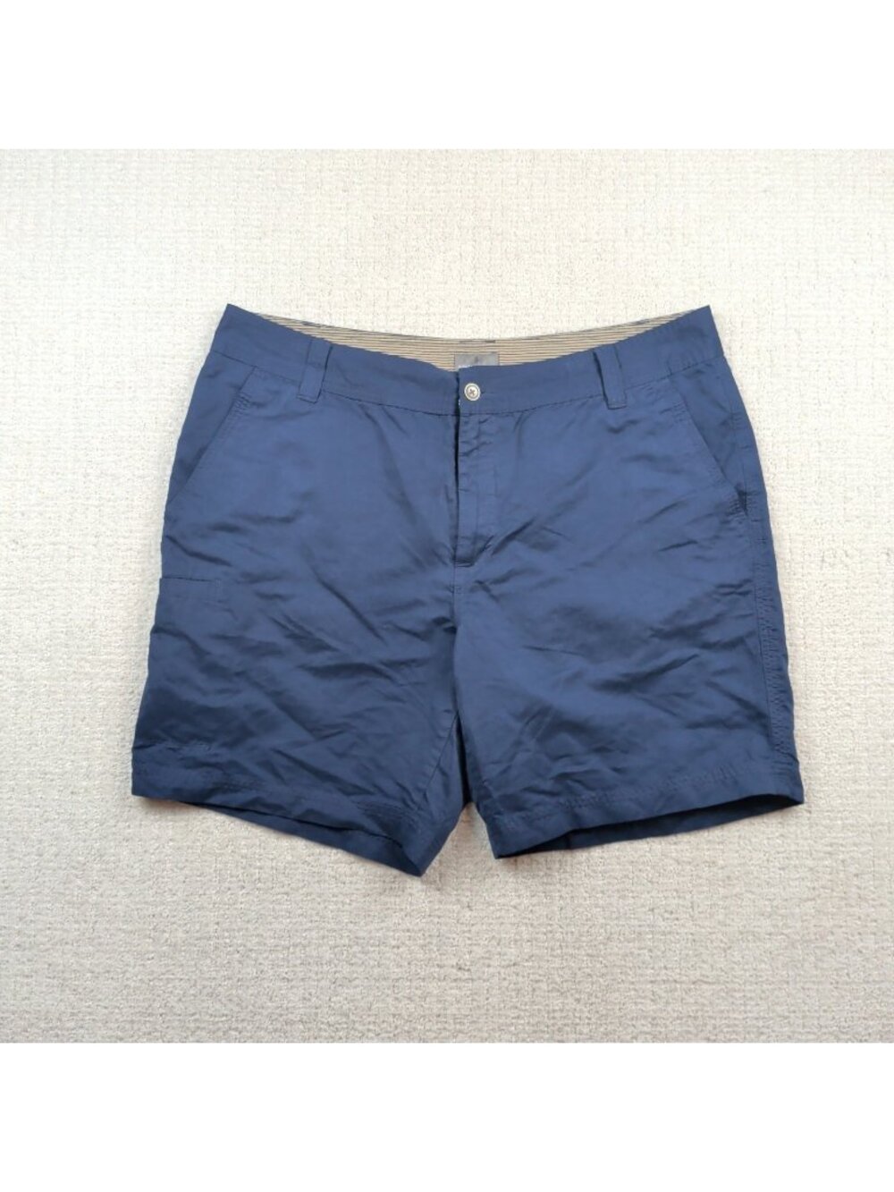 Royal Robbins Shorts Womens Sz L / 8 Dark Blue Nylon Hiking Outdoor Travel